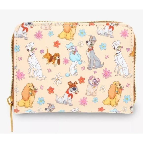 Disney Dogs Loungefly Backpack & Wallet 101 Dalmatian Lady and Tramp Hound New main image 6